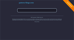 Desktop Screenshot of pattern-blogs.com